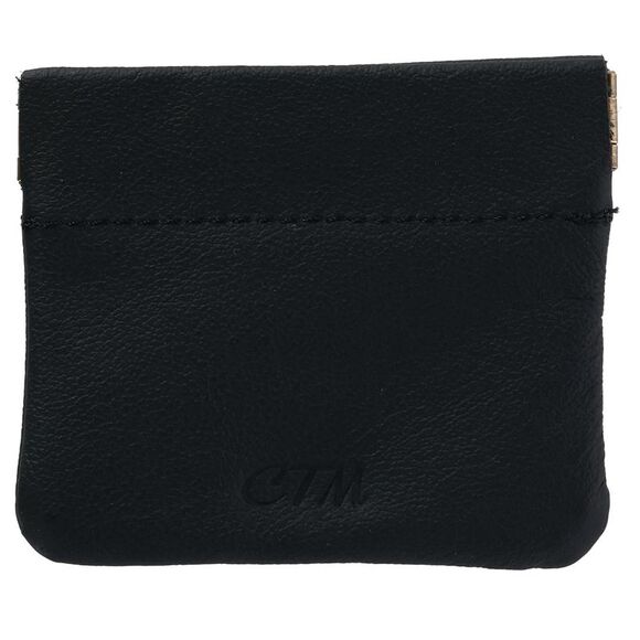CTM Leather Squeeze Coin Change Pouch - Picture 2 of 3